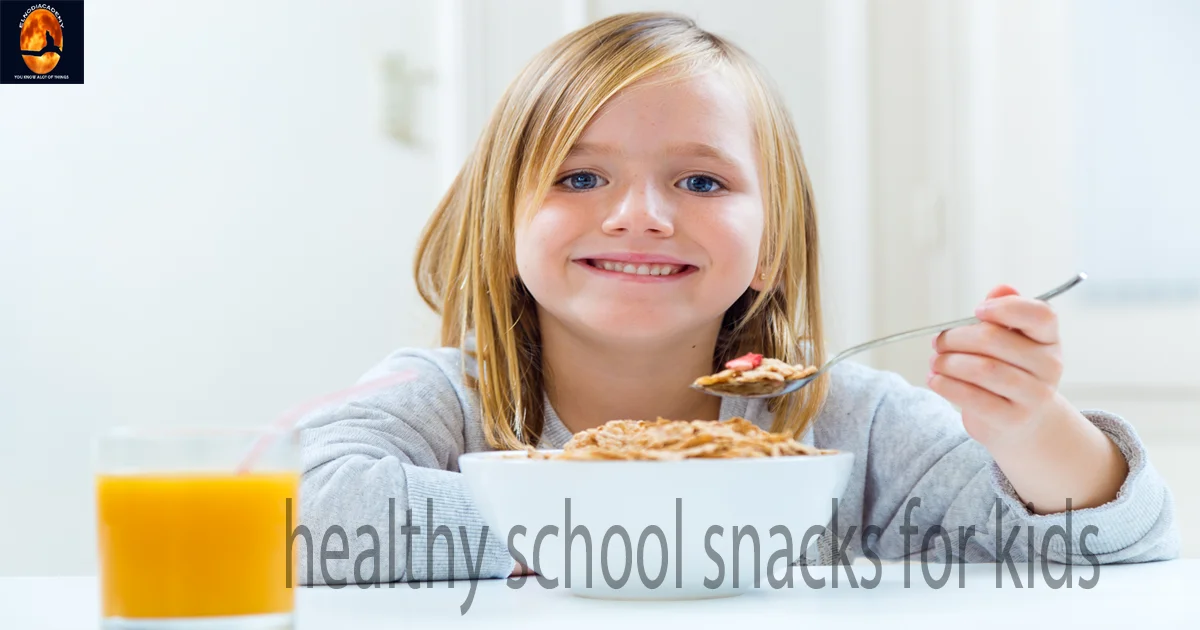 healthy school snacks for kids